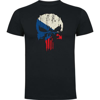 T-shirt CZECH PUNISHER à manches courtes NOIR