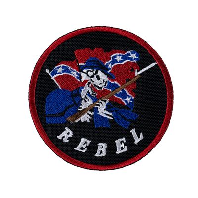 Écusson REBEL soldat avec femme du Sud