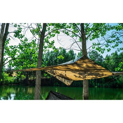 Bâche de bivouac WILD 3x3 m RAL 7013 TAC MAVEN D19026-06E 9