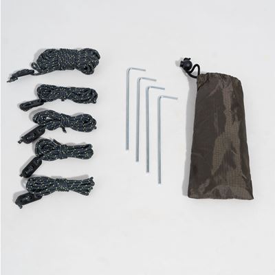 Bâche de bivouac WILD 3x3 m RAL 7013 TAC MAVEN D19026-06E 2