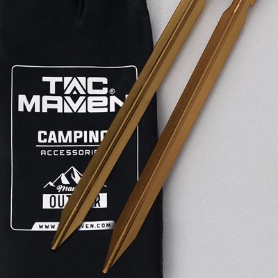 Goupille en aluminium WILD 4 pièces avec emballage TAC MAVEN D19027-13 3