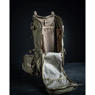 Sac à dos D1 FOUNDATION 40 L MILITARY GREEN EBERLESTOCK D1MJ 2