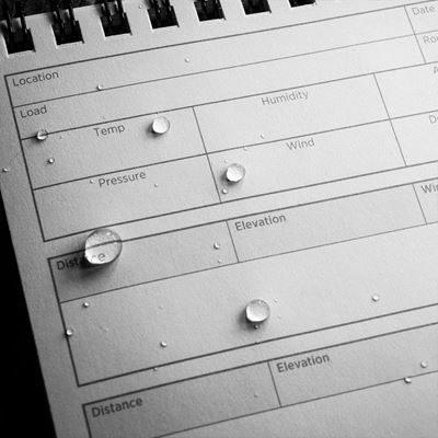 Bloc D.O.P.E LOGBOOK imperméable NOIR RITE IN THE RAIN RR-D746 3