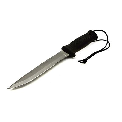 Couteau d'attaque DIVER AZ INOX manche CAOUTCHOUC DURCI MIKOV V709253 3