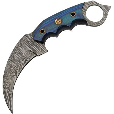 Couteau TALON Karambit BLEU