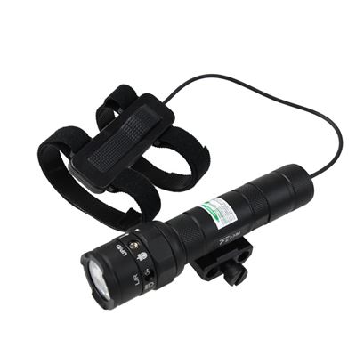 Lampe tactique RT01 avec laser vert NOIR DAŽBOG DZ-RT01-G 3