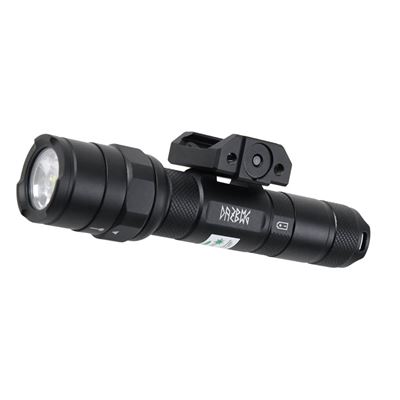 Lampe tactique RT01 avec laser vert NOIR