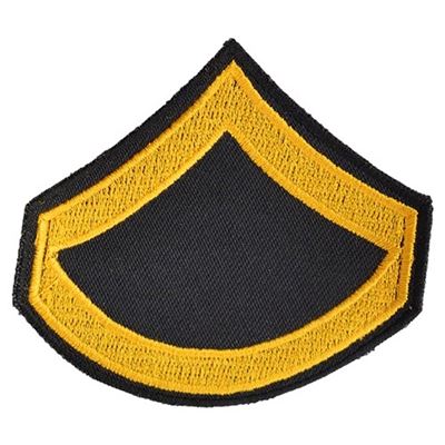 Écusson américain PRIVATE FIRST CLASS - OR