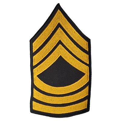 Écusson américain MASTER SERGEANT - OR