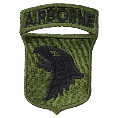 Écusson 101st AIRBORNE DIVISION - VERT