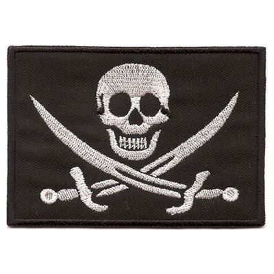 Écusson PIRATE - NOIR