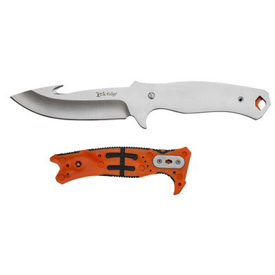 Couteaux à lame fixe HUNTING COMBO 2 pièces ORANGE Elk Ridge® ER-TKFIX001 4
