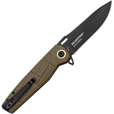 Couteau pliant ELITE TACTICAL lame lisse TAN ELITE TACTICAL ETA001TN 2