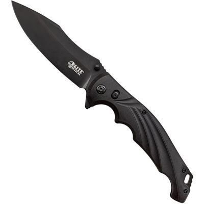 Couteau pliant CONQUEROR lame lisse NOIR