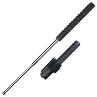 Matraque télescopique 45 cm/18" trempée avec étui BH-54 ARGENT