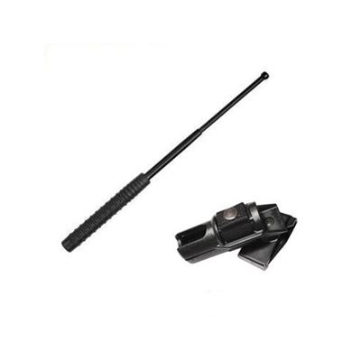 Matraque télescopique 45 cm/18" trempée avec étui BH-54 NOIR