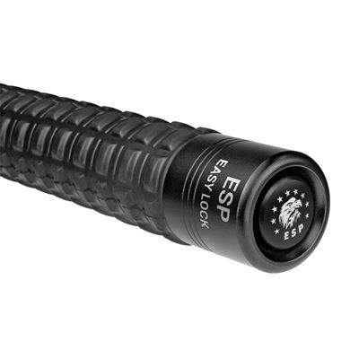 Matraque à bouton-poussoir 51 cm/20", extrémité arrondie, poignée antidérapante, sans étui. ESP EXBTO-20H 2