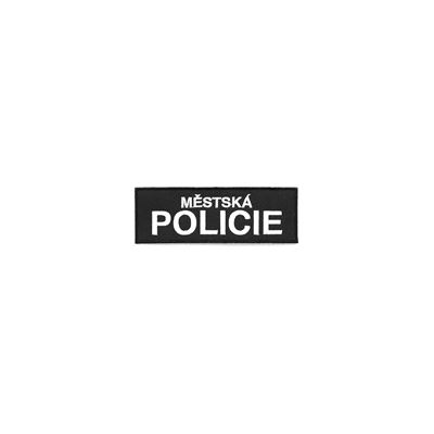 Écusson POLICE MUNICIPALE petit NOIR