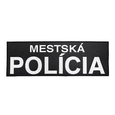 Écusson MESTSKÁ POLÍCIA grand velcro NOIR