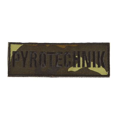 Écusson PYROTECHNIK petit - mod. 95 forêt CZ VELCRO