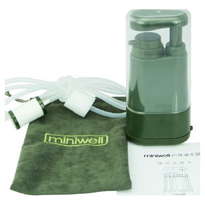 Système de filtration d'eau MINIWELL grand VERT
