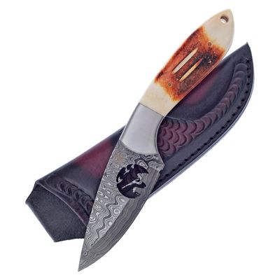 Couteau de chasse SKINNER en acier damassé