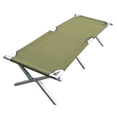 Chaise longue de campagne NATO pliable VERTE