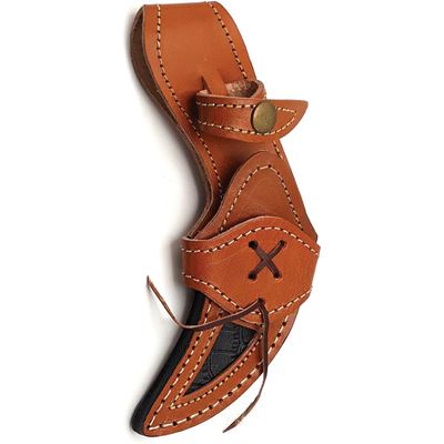 Couteau FH Karambit en acier damassé avec étui NOIR FH Knives FHKKMBT002 2