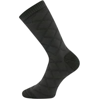 Chaussettes épaisses double épaisseur en laine mérinos FORCE avec ions d'argent VERT VOXX V-1251 3