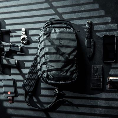 Sac à bandoulière FADE SLING NOIR EBERLESTOCK FS1MB 3