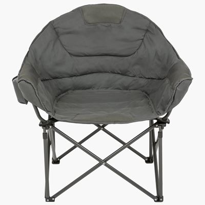 Chaise BALMORAL rembourrée GRISE HIGHLANDER FUR094-CH 2
