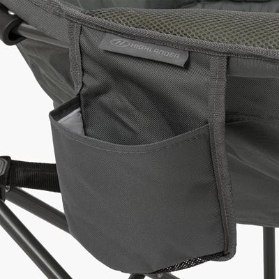 Chaise BALMORAL rembourrée GRISE HIGHLANDER FUR094-CH 6