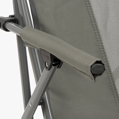 Chaise DOUNE en maille GRISE HIGHLANDER FUR098-CH 2