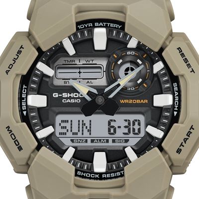 Montre sport pour homme GA-010-5A TAN G-SHOCK GA-010-5A 10