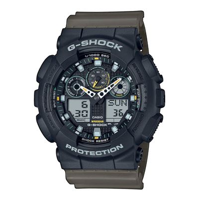 Montre sport pour homme GA-100TU-1A3 NOIR/VERT