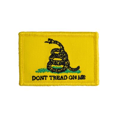 Écusson DON'T TREAD ON ME velcro JAUNE