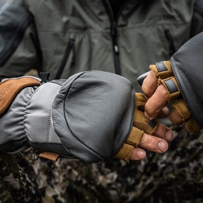 Gants POLAR à pouce GUNMETAL EBERLESTOCK GMT 4