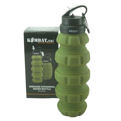 Bouteille GRANÁT pliable VERTE KOMBAT GR-GRENADE 2