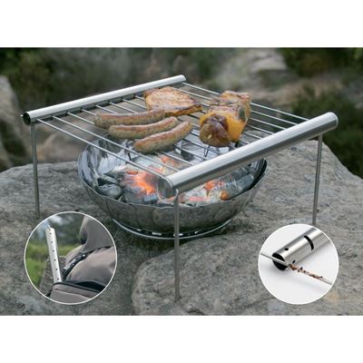 Barbecue pliable CAMP en acier inoxydable  GRL42001 3