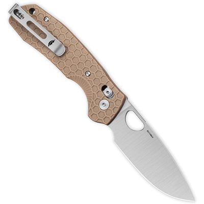 Couteau pliant CROSSBOLT à lame lisse TAN HONEY BADGER KNIVES HB6002 2