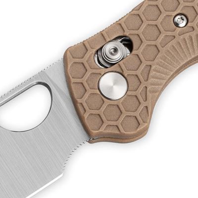Couteau pliant CROSSBOLT à lame lisse TAN HONEY BADGER KNIVES HB6002 5