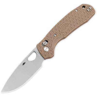 Couteau pliant CROSSBOLT à lame lisse TAN