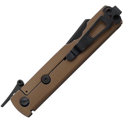 Couteau pliant HIGONOKAMI VG-10 MARRON DAGGERR HIGOBRBW 2