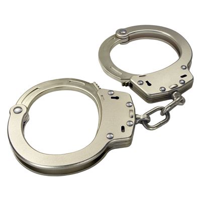 Menottes à chaîne policières légères en duralumin aéronautique