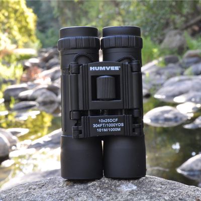 Jumelles HUMVEE caoutchoutées 10x25 NOIR HUMVEE HMV-B-10X25B 2