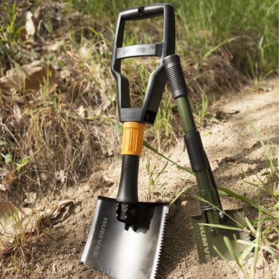Pelle pliable avec scie et extracteur de clous NOIR HUMVEE HMV-SHOVEL-02 4