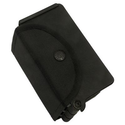 Étui avec clip métallique pour 9 menottes en tissu NOIR