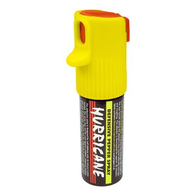 Spray de défense au poivre HURRICANE 15 ml JAUNE