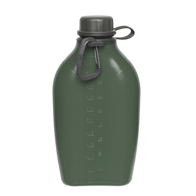 Bouteille en plastique EXPLORER 1 l avec mousqueton - bouchon vert Wildo® 4221 3