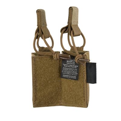 Pochette COMPETITION pour chargeur double avec élastique COYOTE Helikon-Tex® IN-C2P-CD-11 2